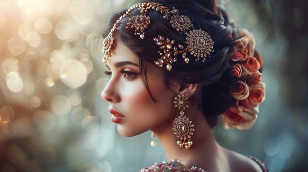 Sublimez votre coiffure de mariée avec des bijoux de tête élégants