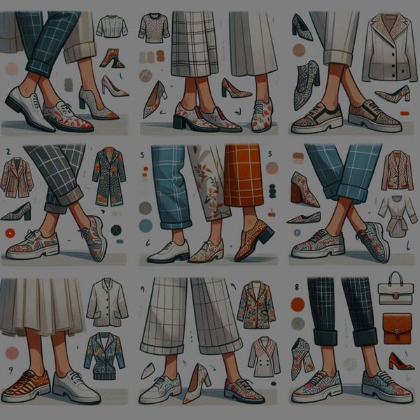 Quels conseils pour assortir des chaussures à motifs avec des tenues épurées ?